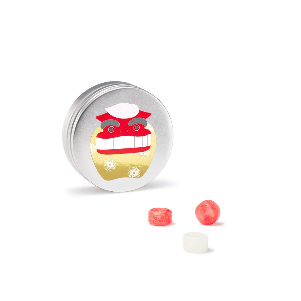 縁起缶キャンディ 獅子舞 – Kanro POCKeT