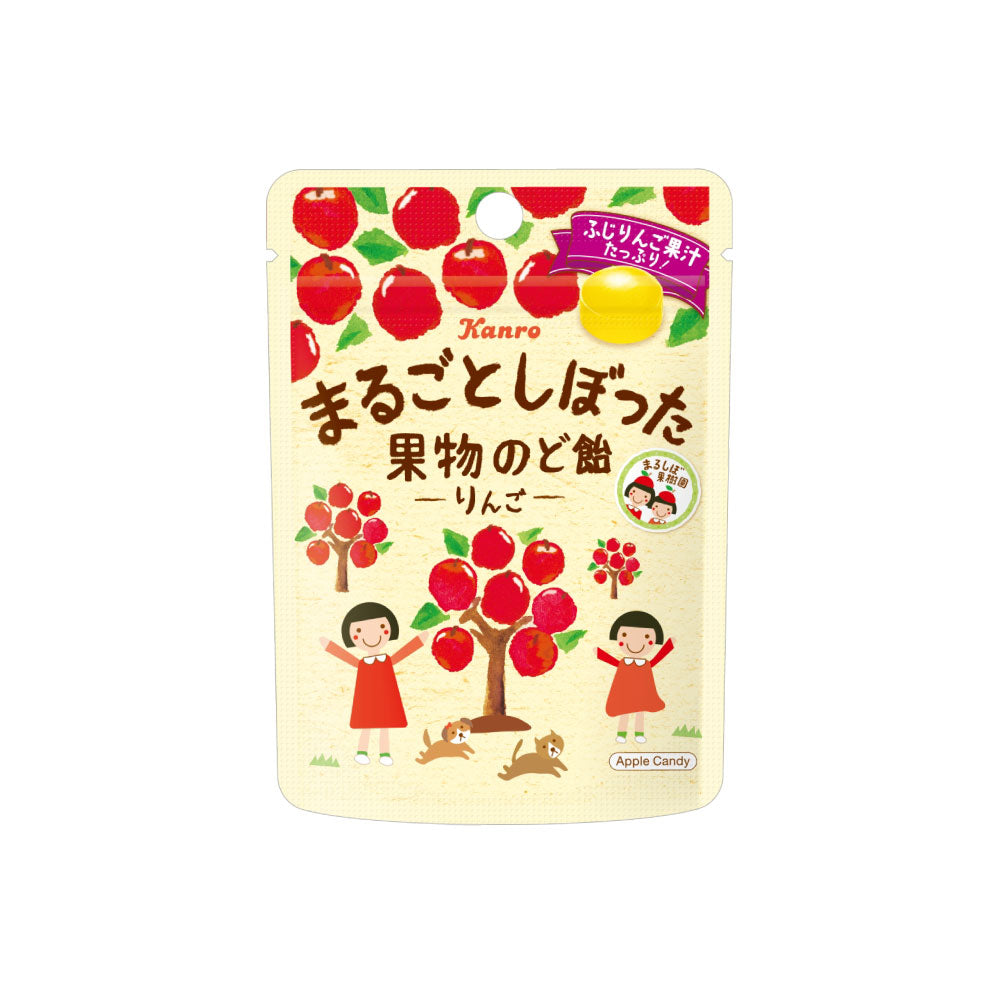 まるごとしぼった果物のど飴りんご（コンパクトサイズ） – Kanro POCKeT