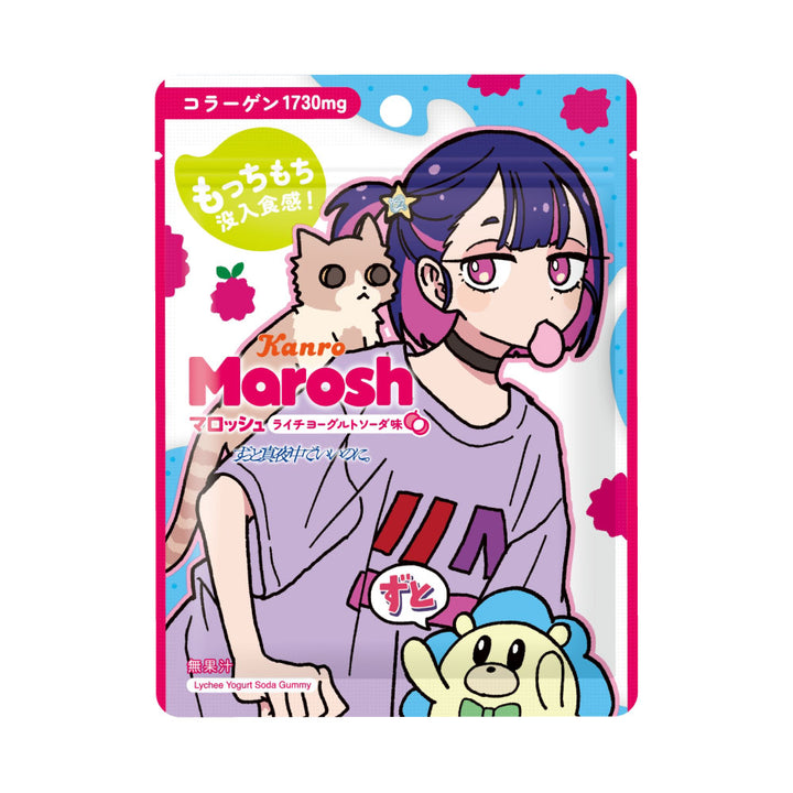 ずとマロッシュライチヨーグルトソーダ味 – Kanro POCKeT