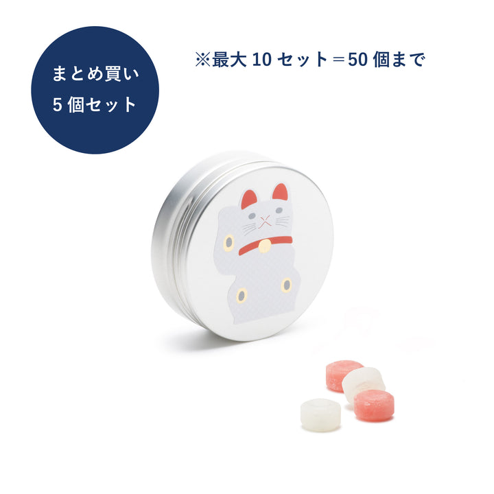 まとめ買い特別対象商品】縁起缶キャンディ 招きねこ – Kanro POCKeT