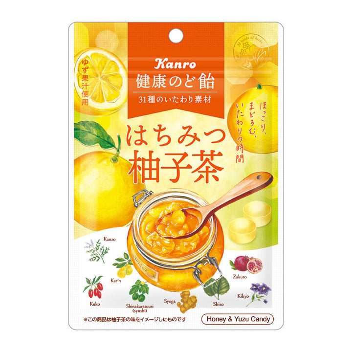 健康のど飴はちみつ柚子茶 – Kanro POCKeT