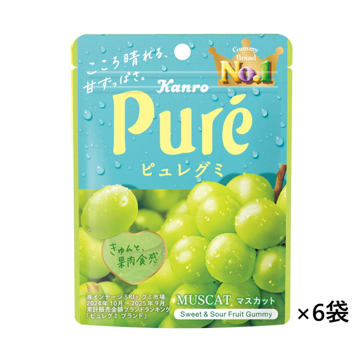 ピュレグミマスカット（6袋セット） – Kanro POCKeT
